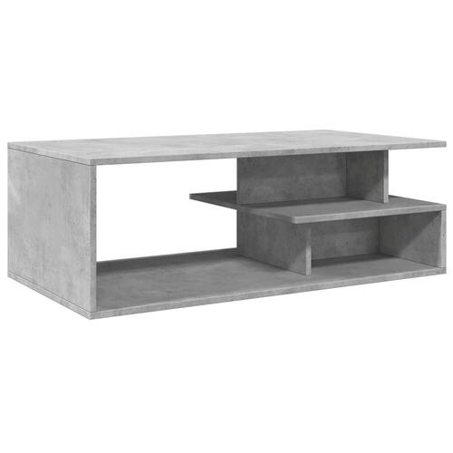 Sofabord 102x55x35 cm konstrueret træ betongrå