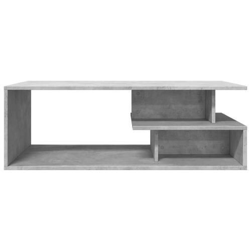 Sofabord 102x55x35 cm konstrueret træ betongrå
