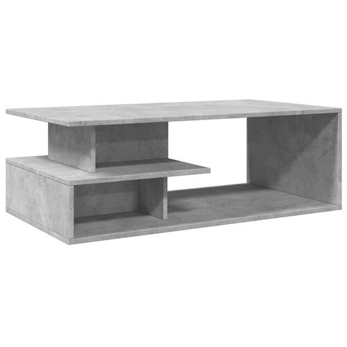 Sofabord 102x55x35 cm konstrueret træ betongrå