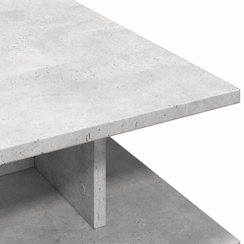 Sofabord 102x55x35 cm konstrueret træ betongrå