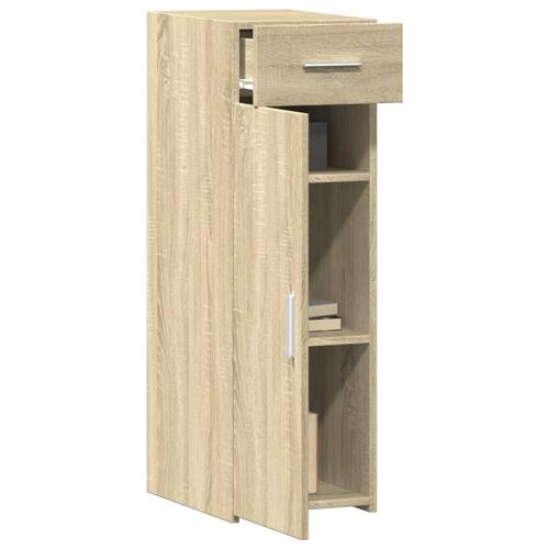 Reol 30x42,5x93 cm konstrueret træ sonoma-eg
