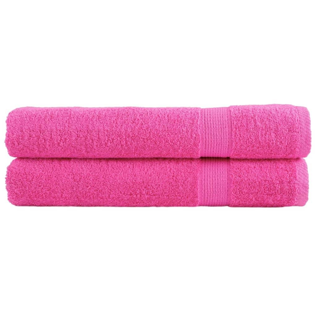 Håndklæder Solund Premium 600 G/M2 Pink Lyserød - 2 / 100 x 200 cm