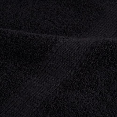Badehåndklæder 4 stk. Premium 70x140 cm 100 % bomuld sort