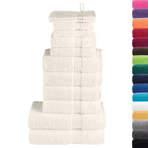 Håndklæder 12 stk. Premium SOLUND 600 g/m2 creme