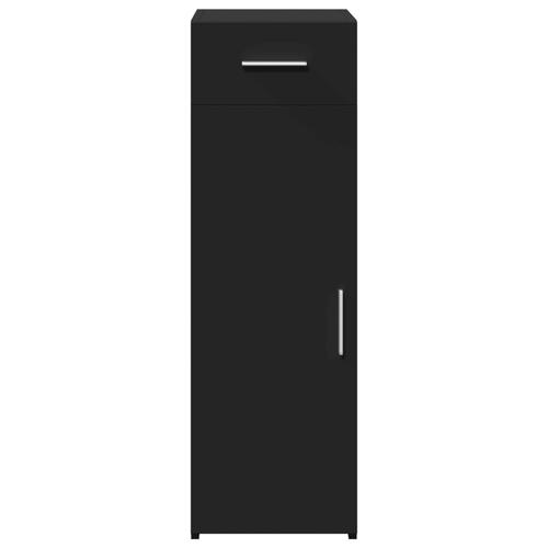 Skab 30x42,5x93 cm konstrueret træ sort