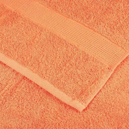 Håndklæder 4 stk. Premium 100x200 cm 100 % bomuld orange