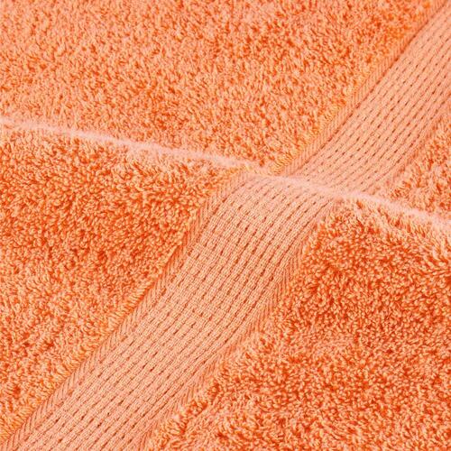 Håndklæder 4 stk. Premium 100x200 cm 100 % bomuld orange