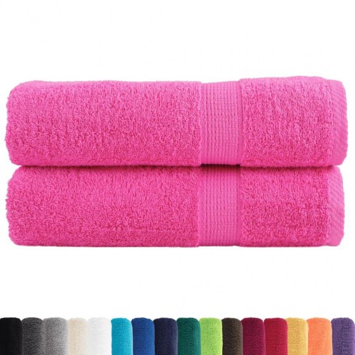 Håndklæder SOLUND 2 stk. Premium 70x140 cm 600 g/m2 pink