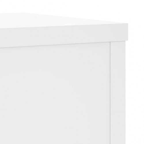 Plantestativer sæt á 2 - 25 × 25 × 35 cm - hvidt konstrueret træ