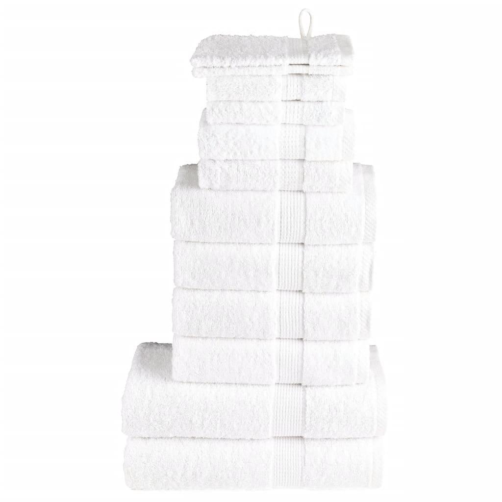 Håndklæder 12 stk. Premium 600 g/m2 100 % bomuld hvid