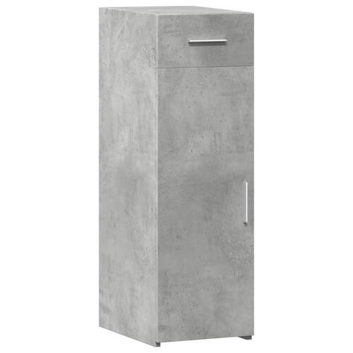 Reol 30x42,5x93 cm konstrueret træ betongrå