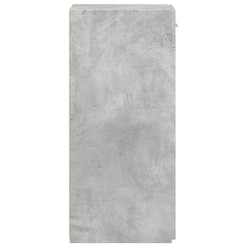 Reol 30x42,5x93 cm konstrueret træ betongrå