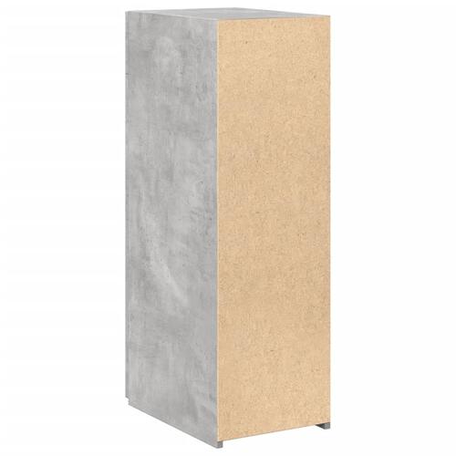 Reol 30x42,5x93 cm konstrueret træ betongrå