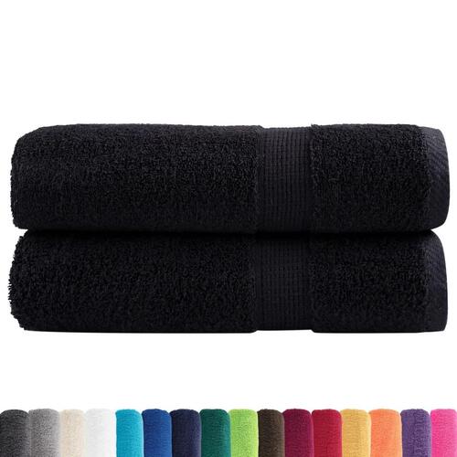 Badehåndklæder SOLUND 2 stk. Premium 100x150 cm 600 g/m2 grøn