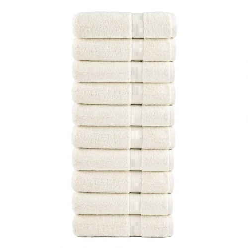 Badehåndklæder SOLUND 10 stk. 70 x 140 cm - creme
