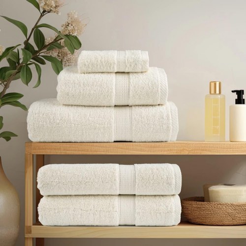 Badehåndklæder SOLUND 10 stk. 70 x 140 cm - creme