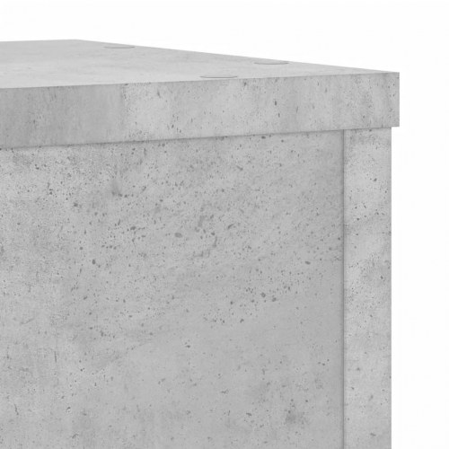 Plantestativer sæt á 2 - 20 × 20 × 30 cm i konstrueret træ, betongrå