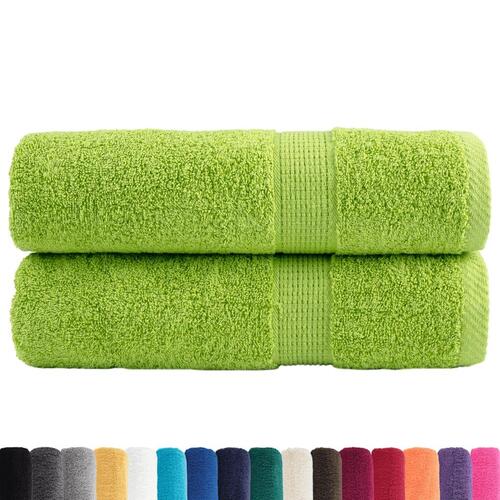 Badehåndklæder SOLUND 2 stk. Premium 100x150 cm 600 g/m2 grøn