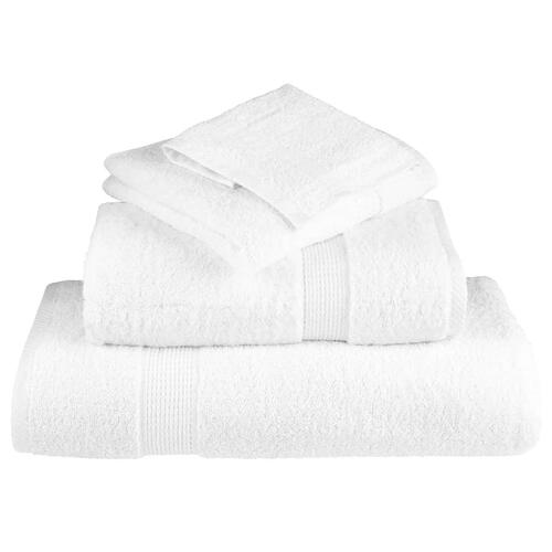 Håndklæder 8 stk. Premium 600 g/m2 100 % bomuld hvid