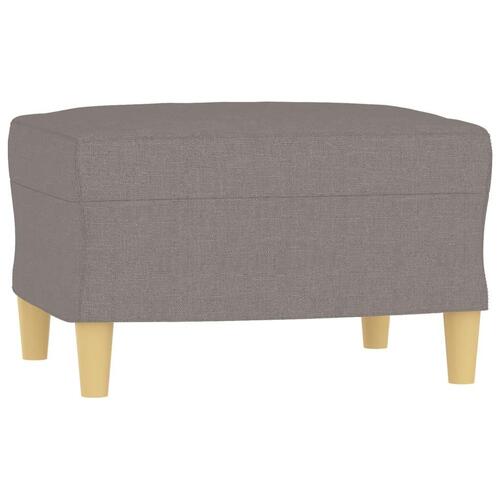 3 personers sofa med hynder stof gråbrun