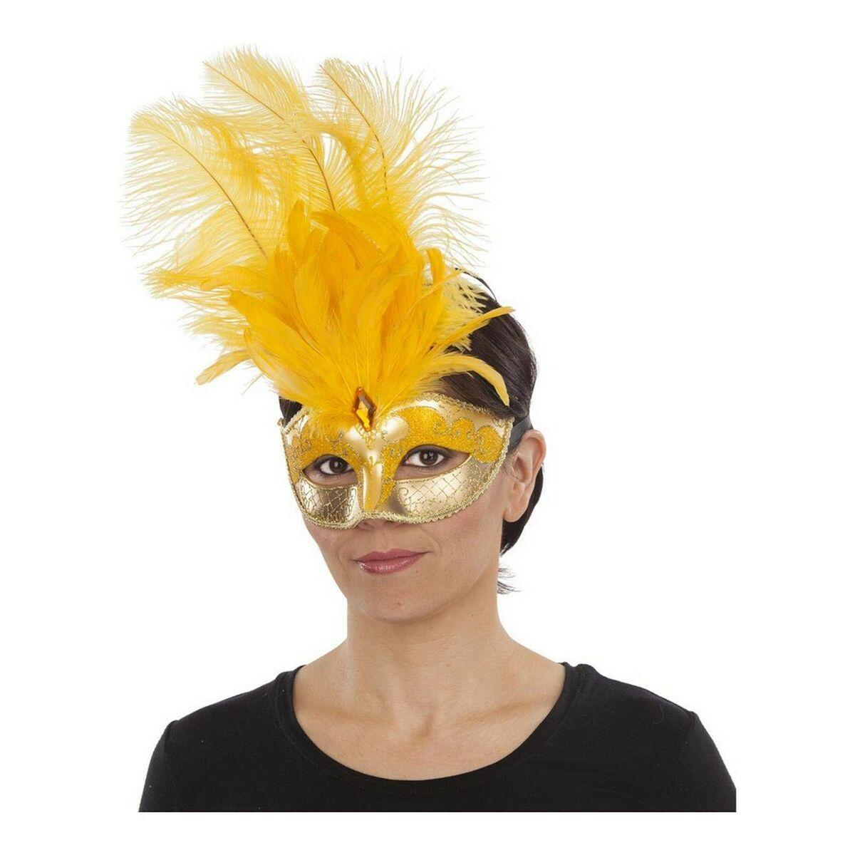 Maske til fest - Venezian, onesize, multifarvet