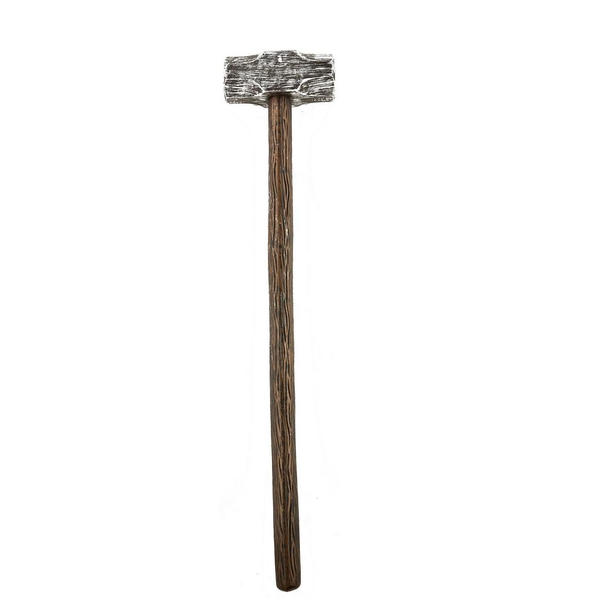 Kostumetilbehør hammer S 82,5 cm - Kæmpe, multifarvet
