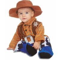 Kostume til babyer Billy Cowboy mand 0-6 måneder