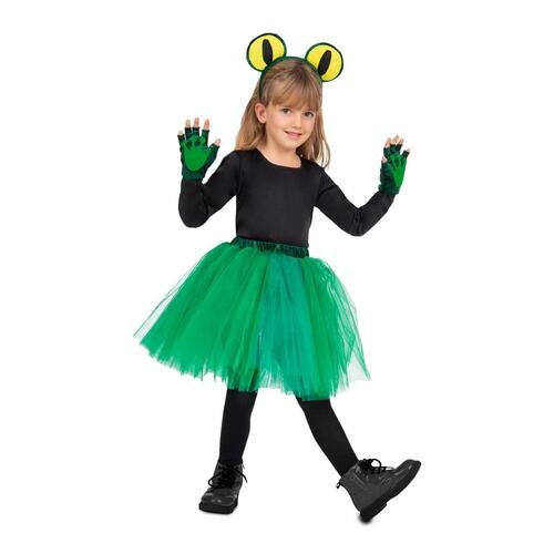 Kostume til børn Frø Grøn