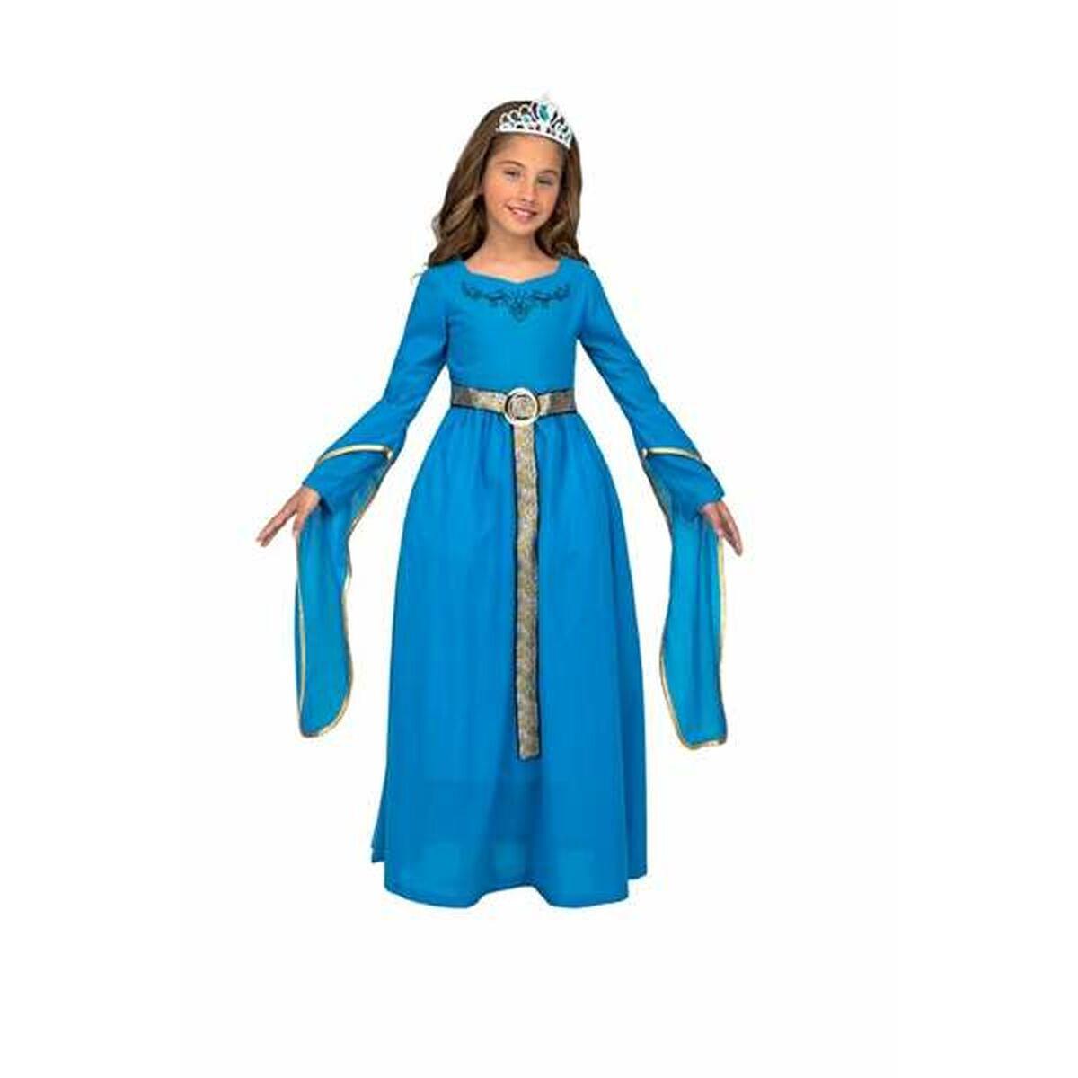Medieval Princess kostume til børn 7-9 år