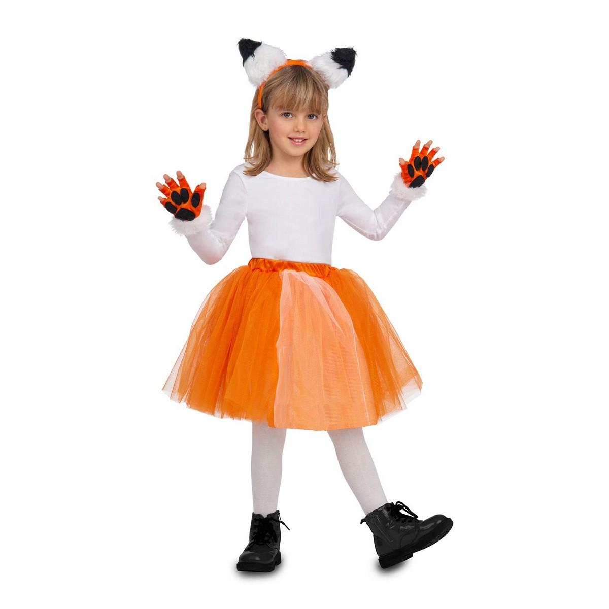 Børnekostume - Orange ræv, 3-6 år