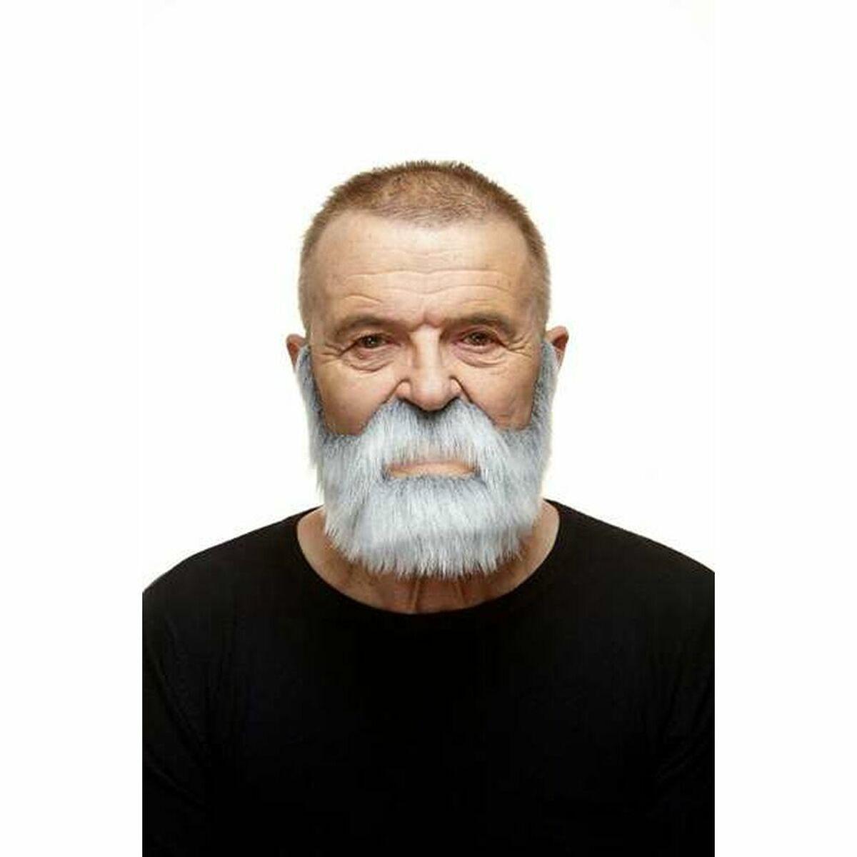 Kostume skæg - grå falsk skæg