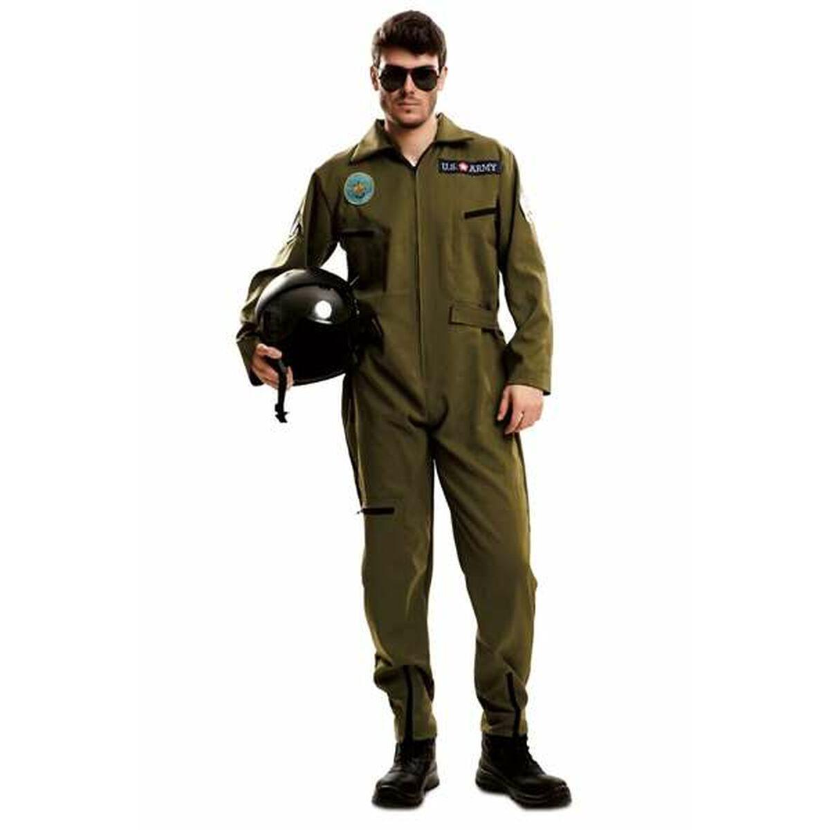 Pilotkostume til voksne Top Gun - XL