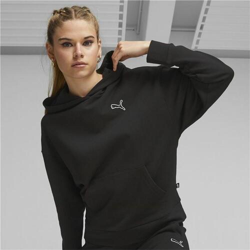 Hættetrøje til Kvinde Puma Better Essentials Sort S