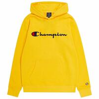 Sweatshirt til Børn Champion Hooded Gul L