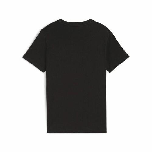 Børne Kortærmet T-shirt Puma Power Graphic Sort 11-12 år