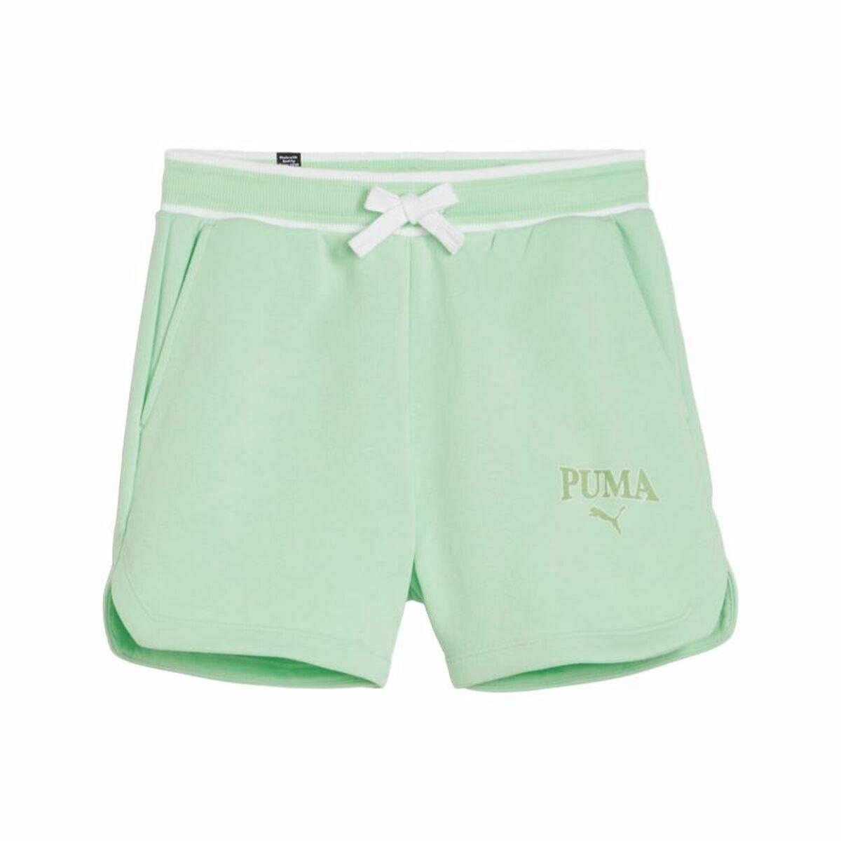 Puma QUAD G børneshorts - 7-8 år, mintgrøn