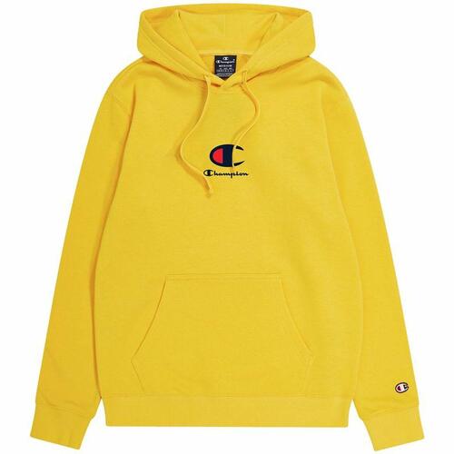 Hættetrøje til Mænd Champion Hooded Gul XL