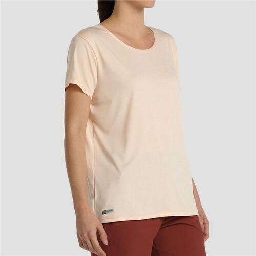 Kortærmet T-shirt til Kvinder +8000 Acacia Beige L