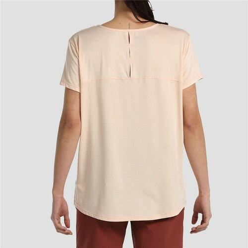 Kortærmet T-shirt til Kvinder +8000 Acacia Beige XS
