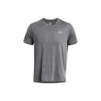 Kortærmet T-shirt til Mænd Under Armour Launch Splatter Grå S