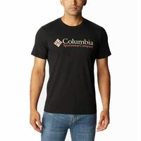 Kortærmet T-shirt til Mænd Columbia CSC Basic Sort M