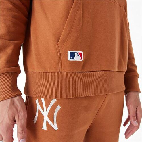 Hættetrøje til Kvinde New Era League Essential New York Brun XL