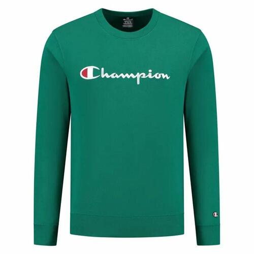 Sweaters uden Hætte til Mænd Champion Crewneck Grøn L