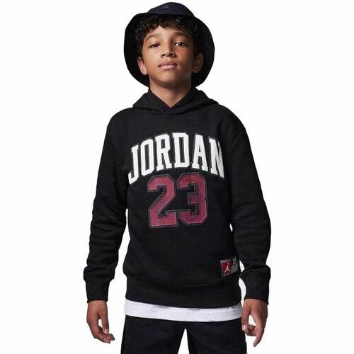 Sweatshirt til Børn Jordan Jordan Hbr Flc Po Sort 8-10 år