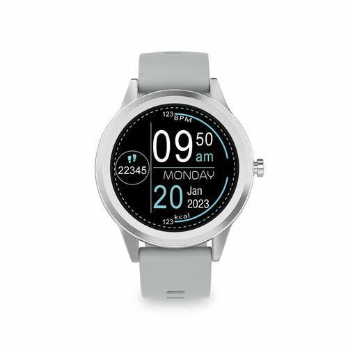 Smartwatch KSIX Globe Sølvfarvet