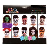 Makeup Sæt Deluxe Voksne Halloween (20 x 23 x 2 cm)