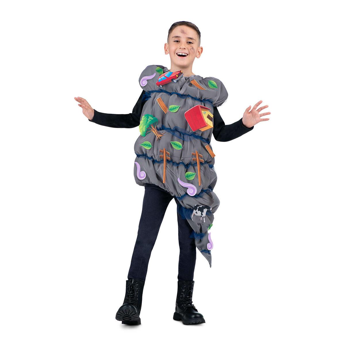 Babydukke - Tornado kostume, grå, onesize billede