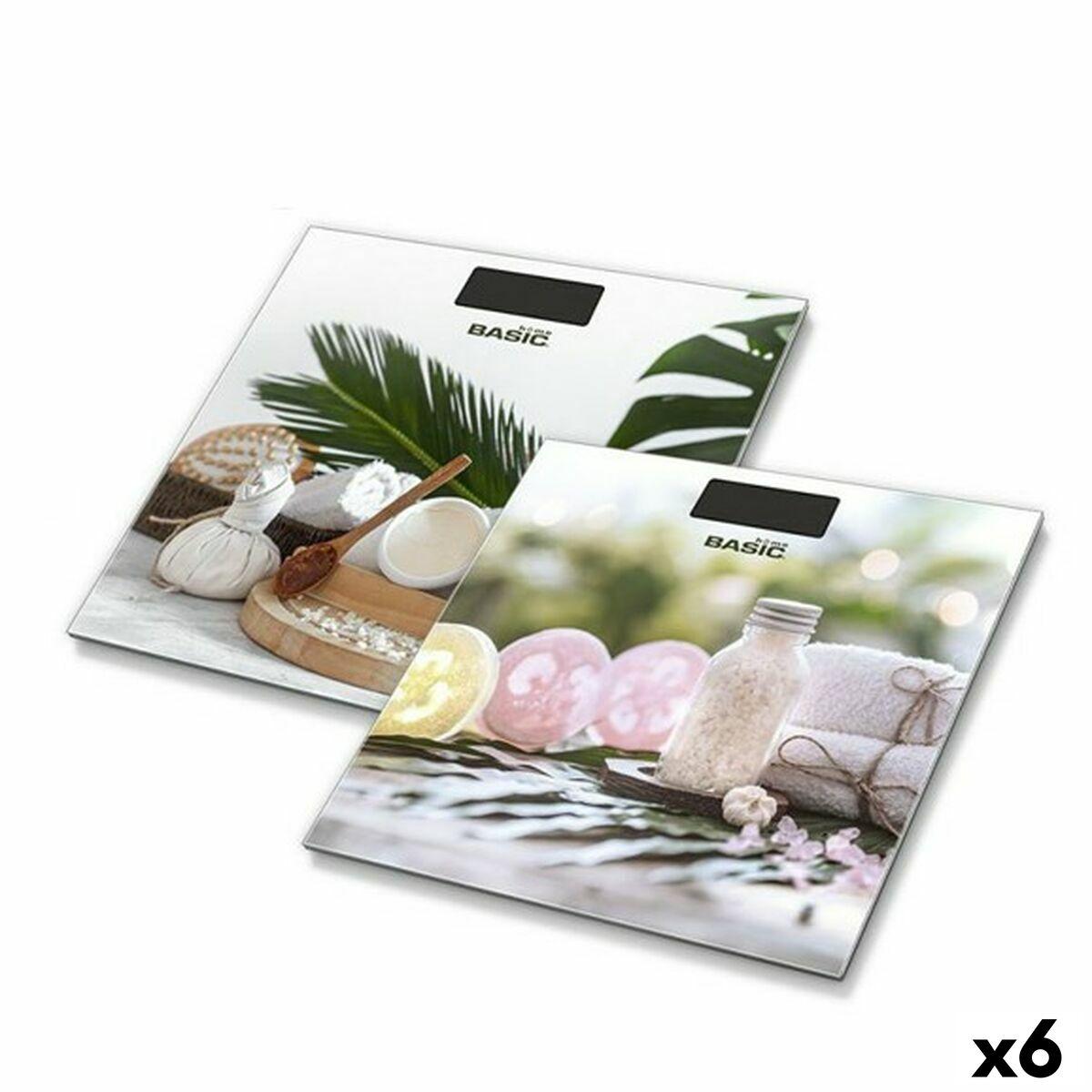 Basic Home digital badevægt - sæt med 6 enheder