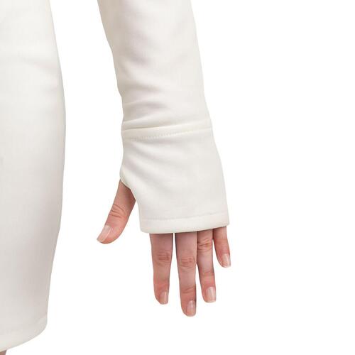 Kostume til voksne Onesize Sne dukke 2 Dele Hvid