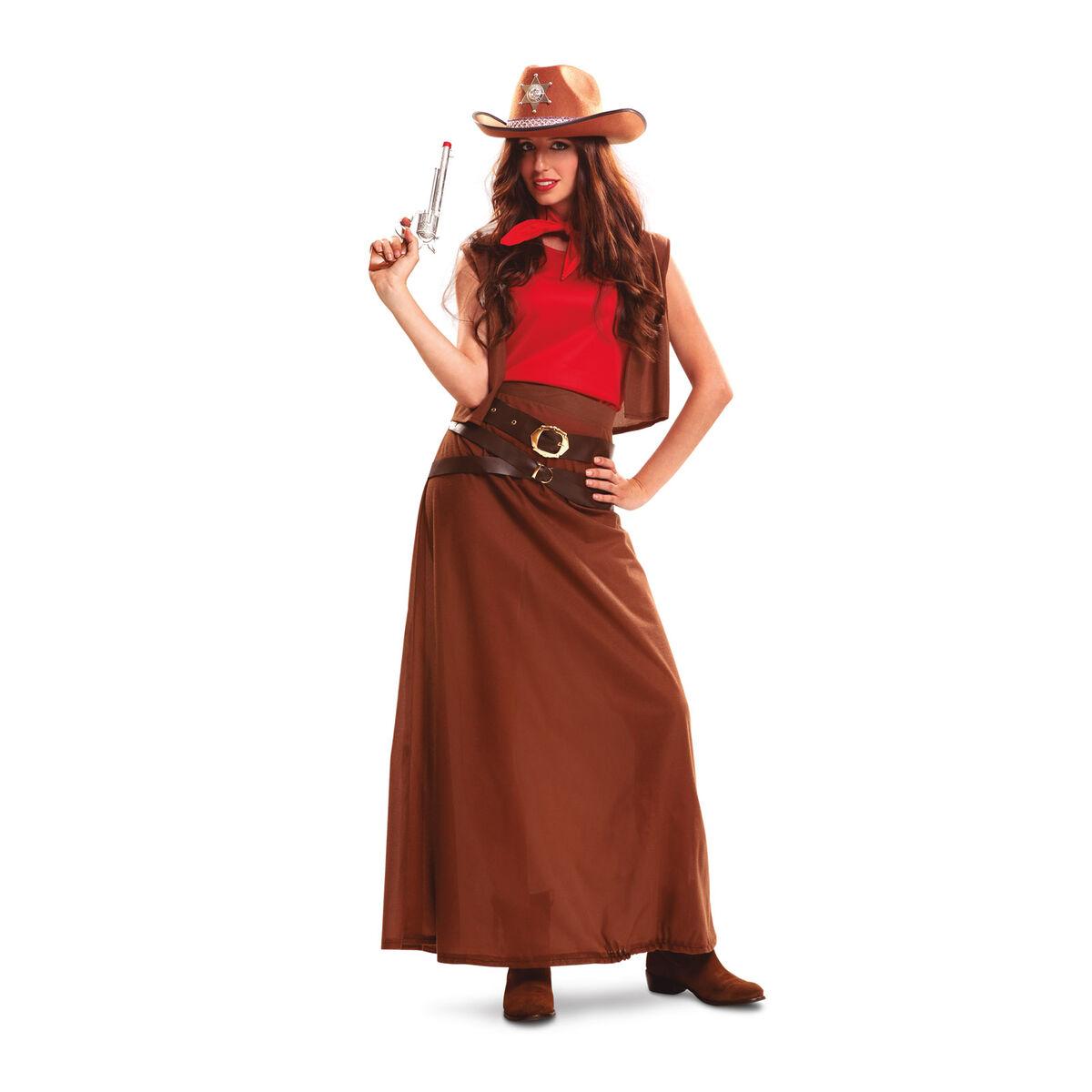 Kostume til voksne - cowgirl, XXL